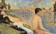 Georges Seurat Bather oil on canvas